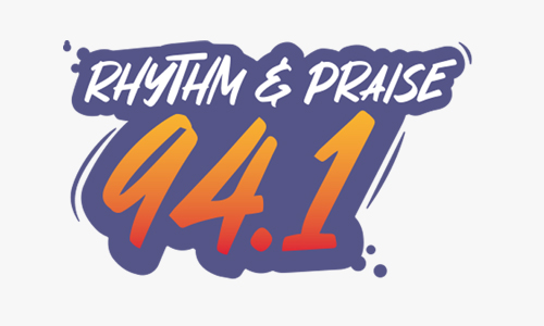 94.1 Rytham and Praise Logo